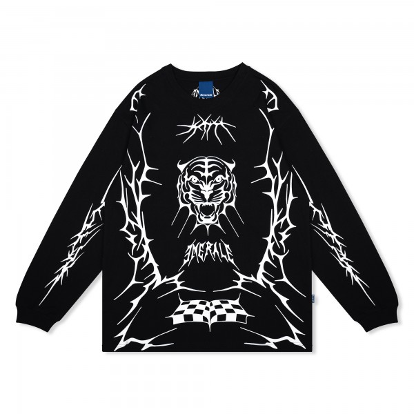 EMERALE + STEVE MARLON L/S T-SHIRT BLACK | EMERALE