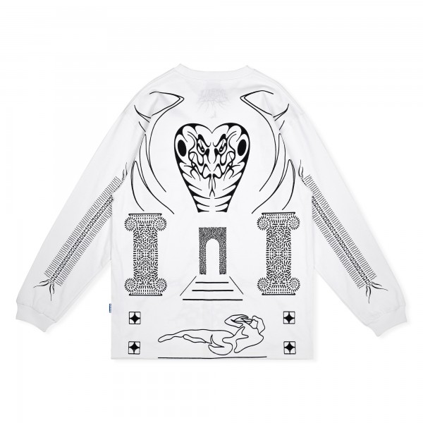 EMERALE + STEVE MARLON L/S T-SHIRT WHITE | EMERALE