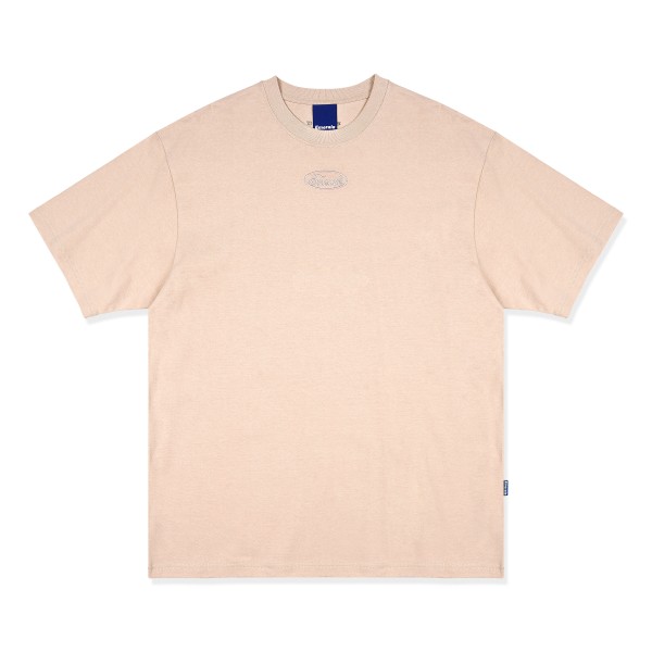 SCRIPT T-SHIRT CREAM | EMERALE