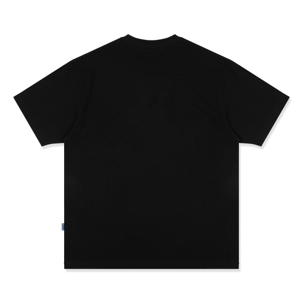 SCRIPT T-SHIRT BLACK | EMERALE