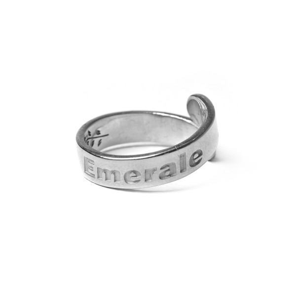 RING ICON SILVER | EMERALE