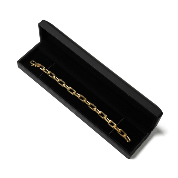 CHAIN ICON BRACELET GOLD | EMERALE